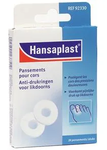 Hansaplast anti drukringen klein à 20 stuks Ø 22 mm